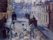 La Rue Mosnier aux Paveurs, Edouard Manet
